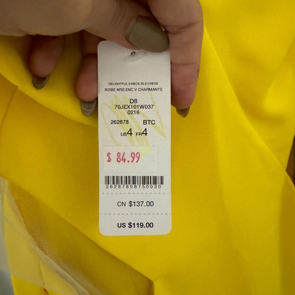 Sheer cut-out illusion dress BEBE - Picture 5 of 5